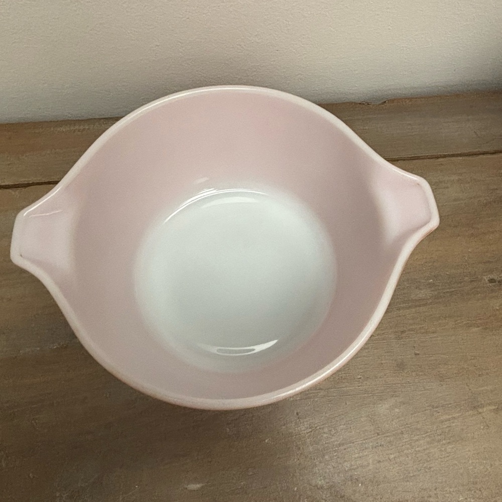Vintage Pyrex Gooseberry Pink 473 1 Quart Round Covered Casserole dish with lid - Picture 8 of 15